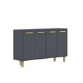 Consola, Odessa, Venedik, 120x73.6x29.6 cm, Antracit