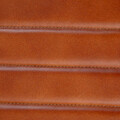 Bancheta Brizo, Homla, 45x37x45 cm, metal/piele, maro