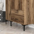 Dulap pentru haine, Hommy Craft, Kumsal ST, 120x47.5x201.4 cm, PAL, Maro