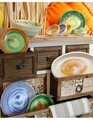 Serviciu de masa 18 piese, Caos, Brandani, portelan