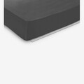 Husa de pat cu elastic, Christian Lacroix, 140x200 cm, 100% bumbac satinat, gri