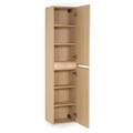 Dulap pentru baie Edge, 40x30x170 cm, PAL melaminat, natur