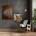 Tablou decorativ Parrot, Versa, 80 x 80 cm, canvas