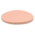 Set 4 suporturi pahare, Ruca, 12 x 11 cm, piele ecologica, bej