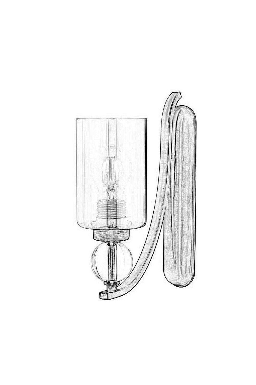 Aplica de perete, Avonni, 683AVN2202, Metal, Maro antichizat - 1 | YEO