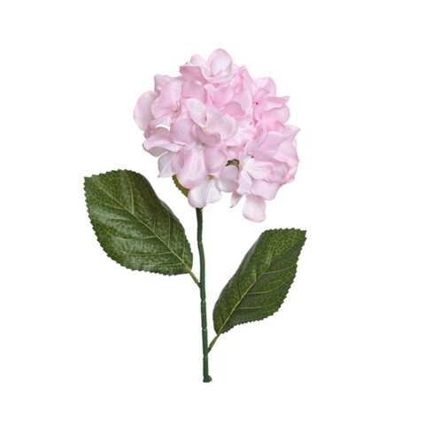 Floare artificiala Hortensie, Decoris, 17x19x66 cm, roz