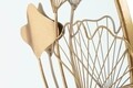Oglinda decorativa Flower, Mauro Ferretti, 75x72 cm, fier, auriu