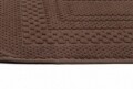 Set 3 covoare de baie, 100% bumbac, Hobby, Chequers Brown