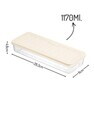 Set recipiente depozitare, Hermia, 639OKK1235, Crem