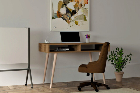 Birou, puqa design, novo, 120x74.8x60 cm, pal, nuc