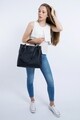 Geanta Beverly Hills Polo Club, 396, piele ecologica, bleumarin