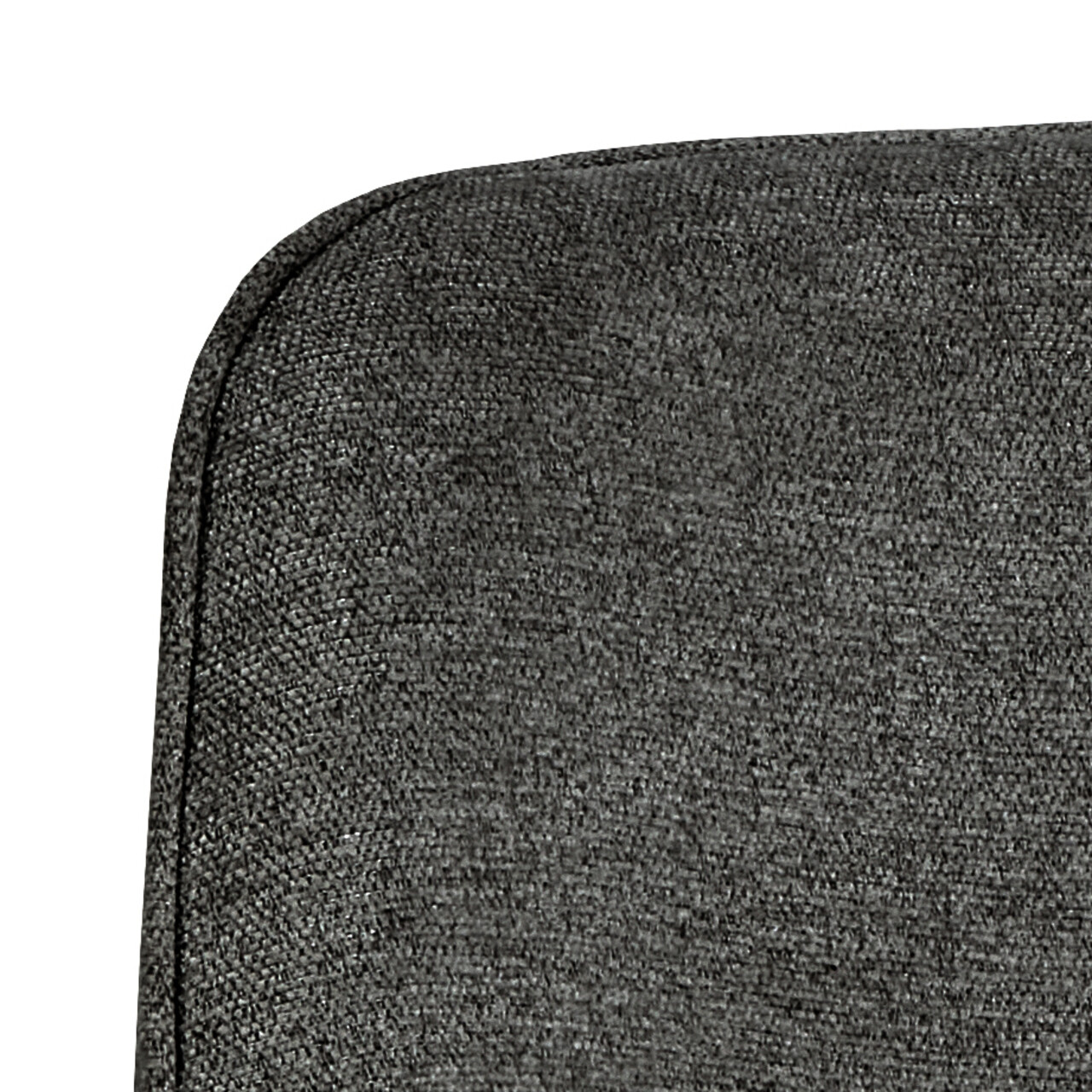 Scaun Carlton, Actona, 52x56x83.5 cm, rotativ, poliester/otel, gri inchis - view 2