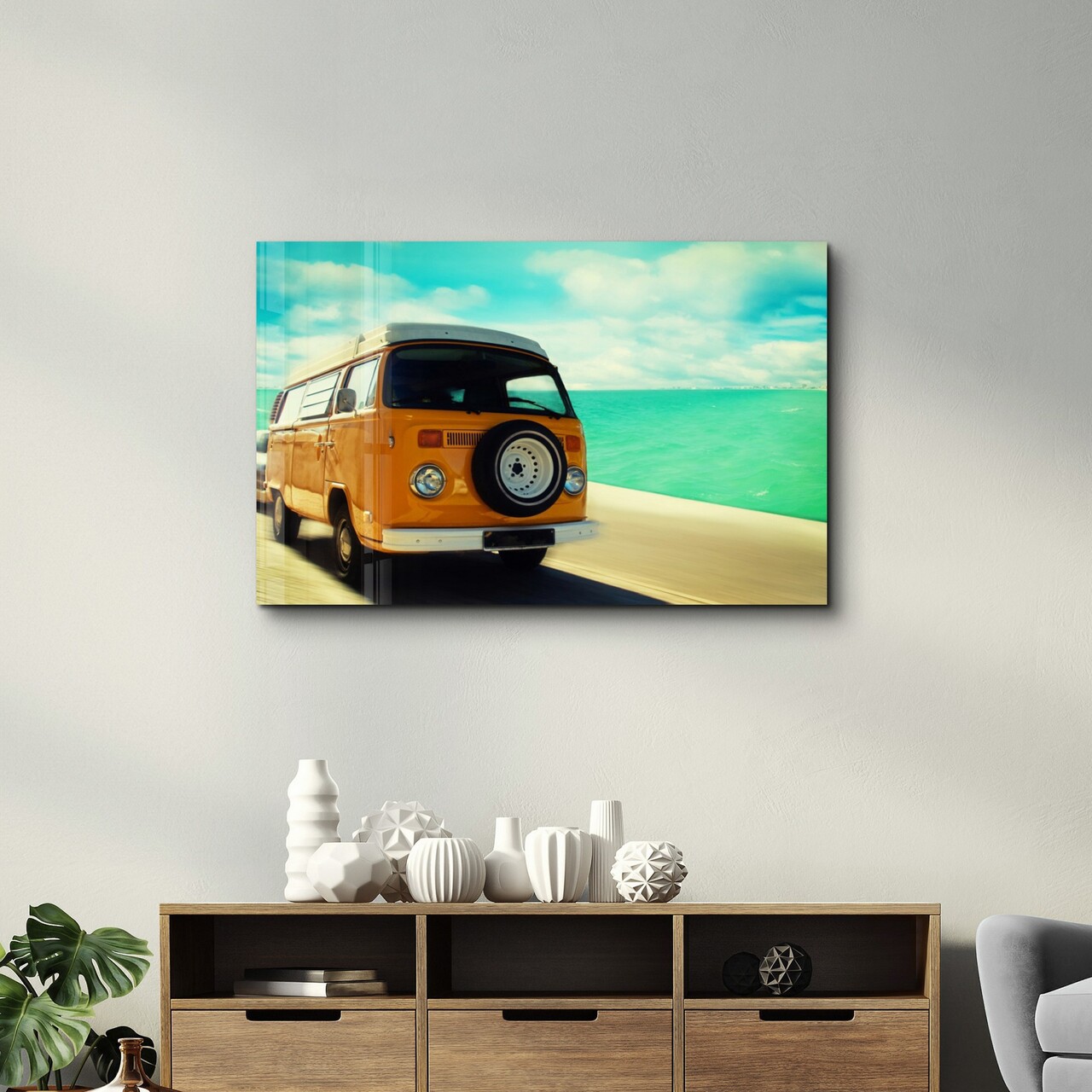 Tablou decorativ, OGLS-1132, Dimensiuni: 46 x 72 cm, Multicolor - view 2