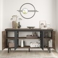 Mobilier living, Locelso, AR14, pal melaminat, nuc/antracit