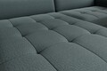 Coltar extensibil stanga 3 locuri ELTAP, LT-38MAN, Gomsi, 228x165x100 cm, lemn/poliester, verde
