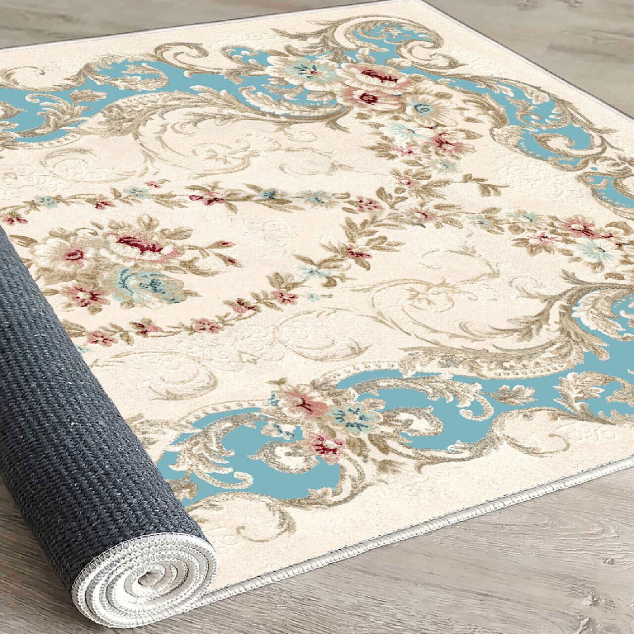 Covor, Els1837, 180x280 cm, Catifea, Multicolor — imaginea 3