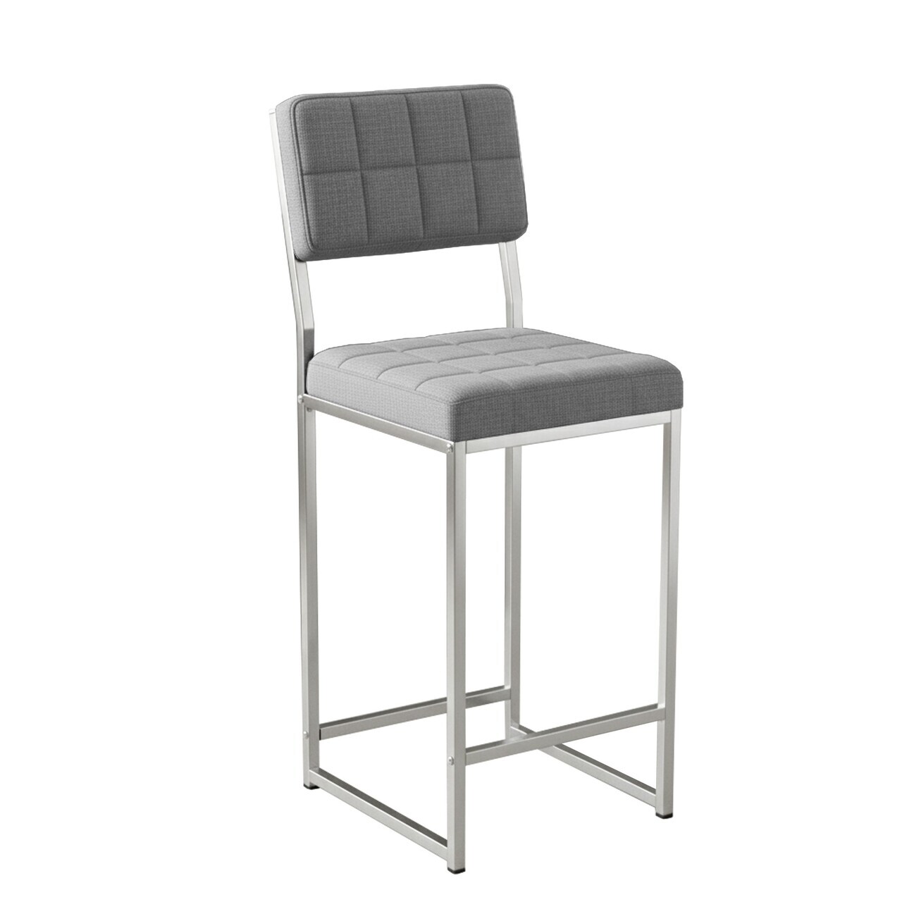 Scaun de bar, Hanah Home, Retro 66, 40x98x40 cm, Gri — imaginea 4