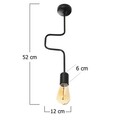 Lustra, Opviq, 892OPV1434, Metal, Negru