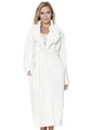 Halat de casa dama, Luisa Moretti, LMS-2066, bambus/bumbac, crem, marimea 34/36 - S