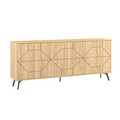 Consola, Decortie, Dune 183, 184x77.4x35 cm, Stejar
