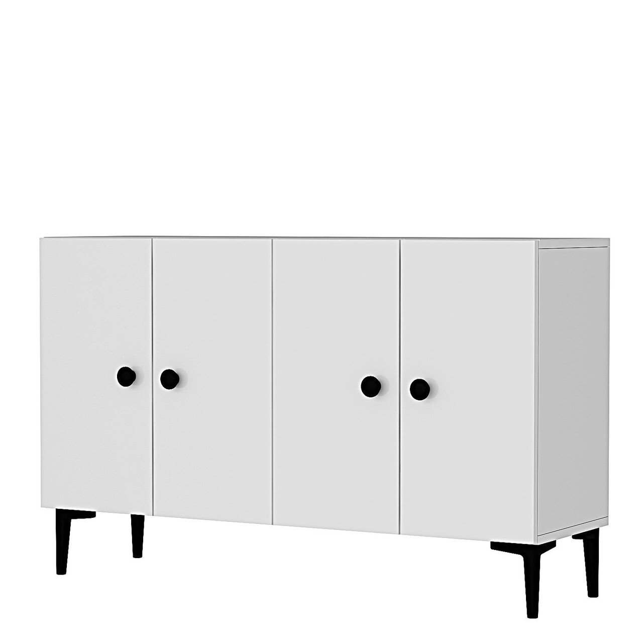 Consola, Hanah Home, Pella 120, 120x75x32 cm, Alb - view 5