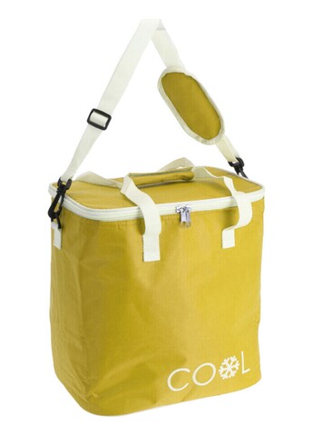Geanta termoizolanta Cool, 18L, 29x31x21 cm, poliester, galben
