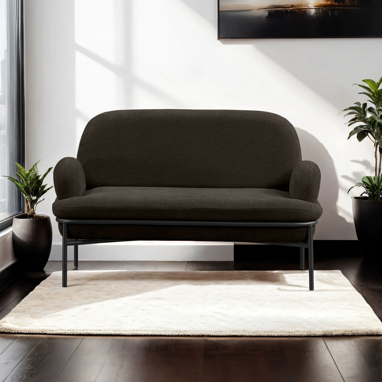 Canapea 2 locuri Atelier del Sofa 531ALN1301 Antracit