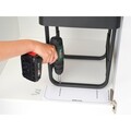 Cos de gunoi incorporat, Brabantia, Sort&Go, 2x15 L, 48.1x31.9x43.1 cm, polipropilena, gri inchis/verde jad