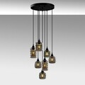 Candelabru, Opviq, Smoked - 081, E27, 60 W, metal/sticla