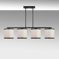 Lustra, Fulgor, 942FLG1641, Metal, Alb/Negru