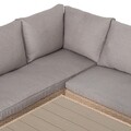 Set mobilier pentru gradina/terasa I, 4 piese, Baxter, natur/bej