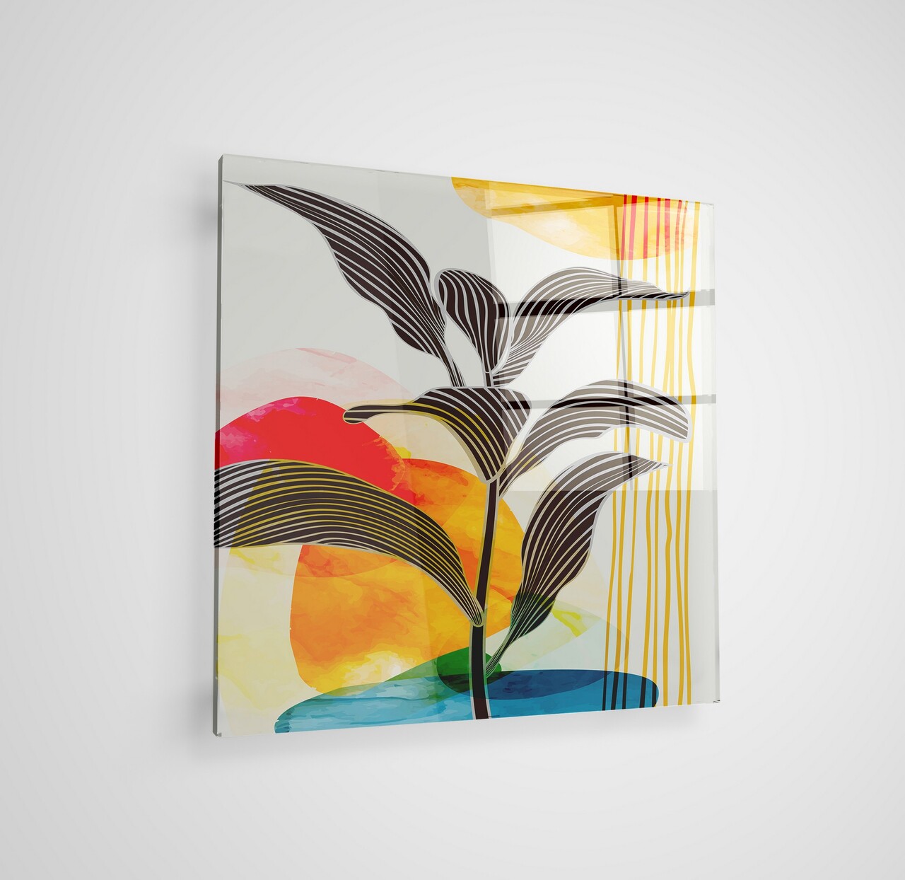 Tablou decorativ, CAM4019_7070, Dimensiune: 70 x 70 cm, Multicolor - view 2