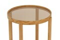 Set masute 3 piese, Hanah Home, Milas 3, LEMN MASIV DE STEJAR, Stejar
