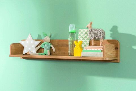 Raft de perete, Çilek, mocha shelf, 87x15x16 cm, multicolor