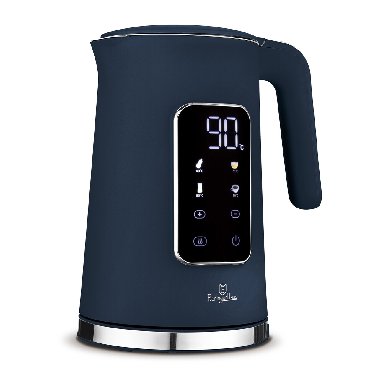 Ceainic electric digital Berlinger Haus, Deep Sea, 1.7 L, plastic/inox, albastru mat - imagine 5