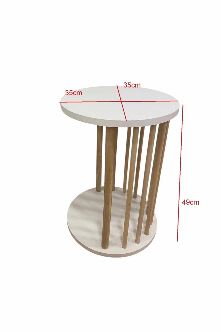Set masute de cafea, Hanah Home, Peka-Set108, PAL, Stejar safir / Antracit — imaginea 4
