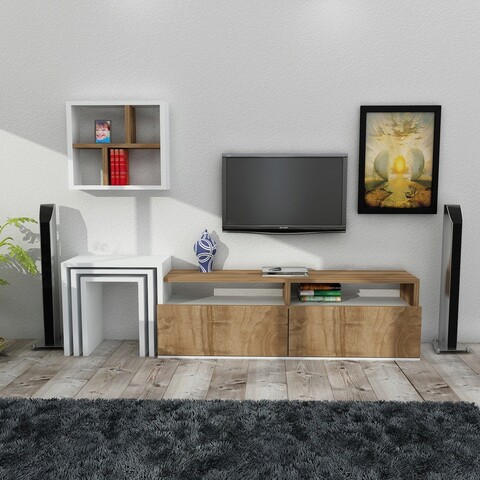 Comoda tv, furny home, missy, alb / nuc