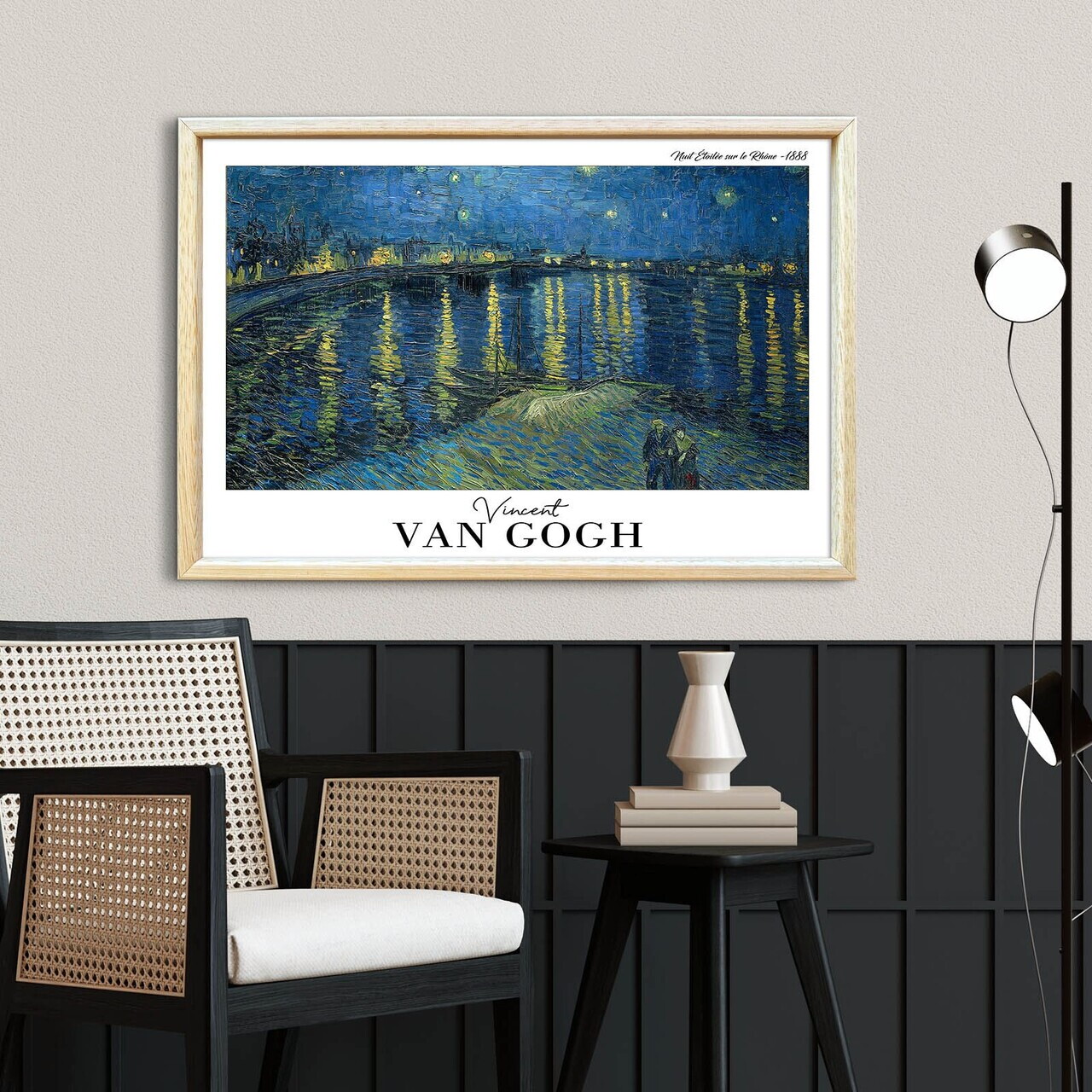 Tablou decorativ, 4262AHSGOGH-006, Lemn masiv, Fundal: 100% MDF (Grosime: 2,7 mm), Multicolor - view 2