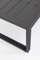 Set mobilier de gradina 4 piese Kallen, Bizzotto, aluminiu/textilena 2x1, gri carbune