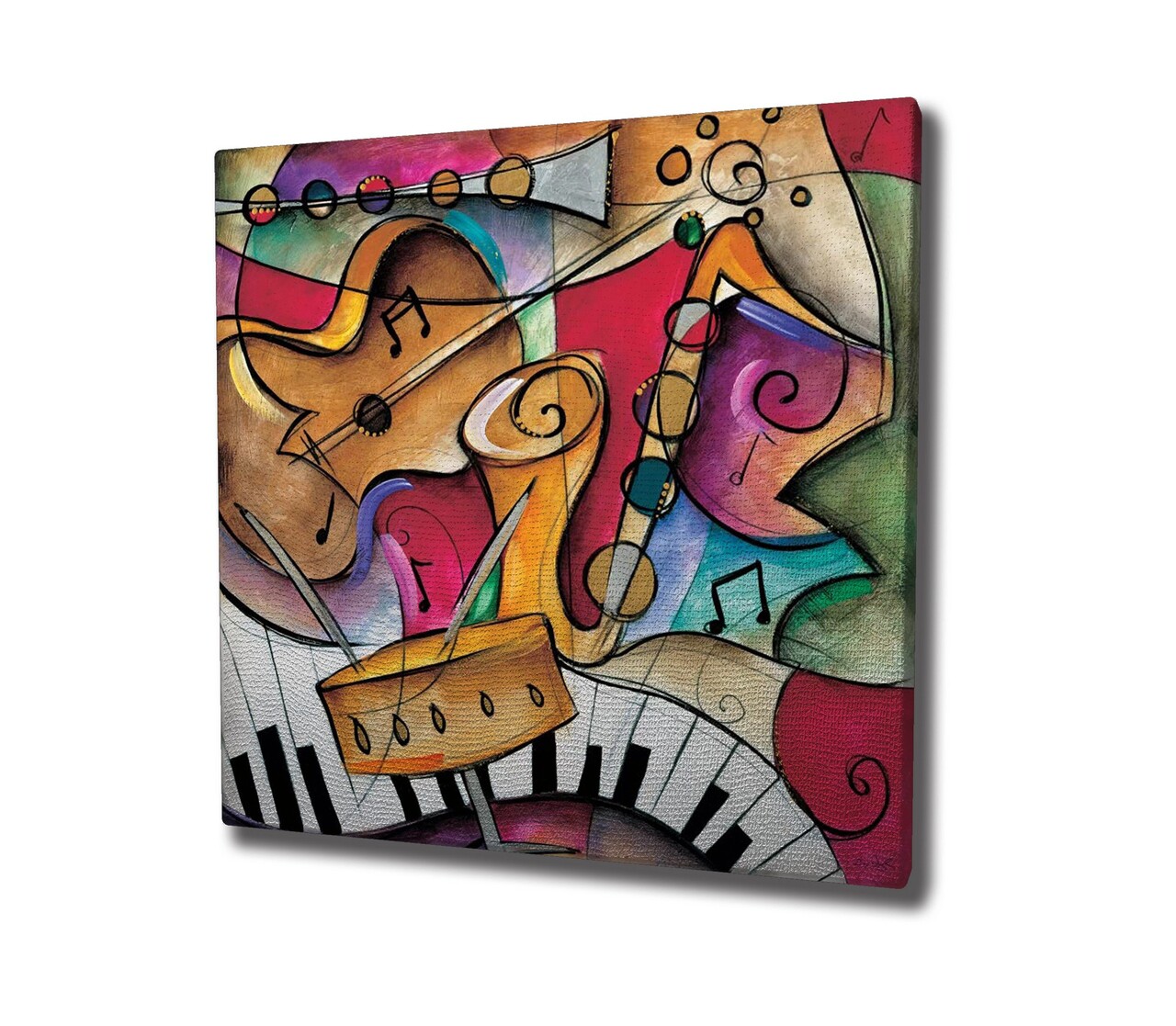 Tablou decorativ, KC469, Canvas imprimat, Multicolor - view 3