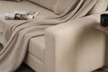 Canapea extensibila 3 locuri, Balcab Home, 825BLC5249, Lemn / MDF / PAL, Crem
