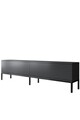 Comoda TV, Bexley, Lord, 180x47x30 cm, PAL, Antracit / Negru