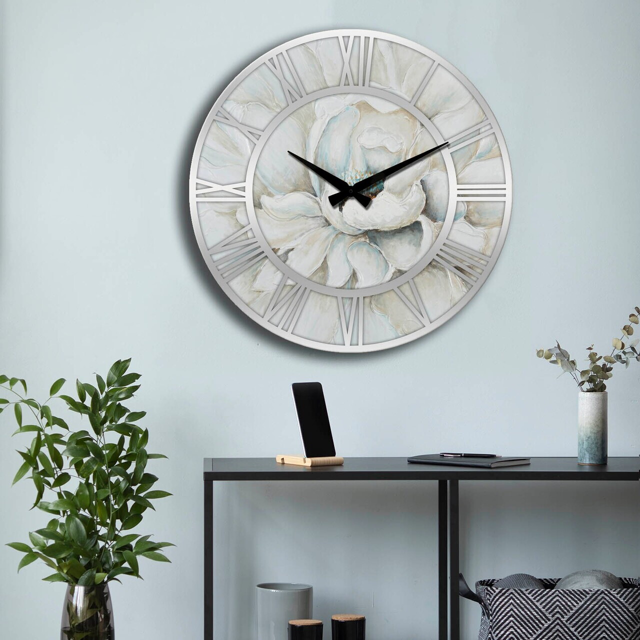 Ceas de perete 5050softms014 MDF Dimensiune: 50 cm (Diametru) Multicolor
