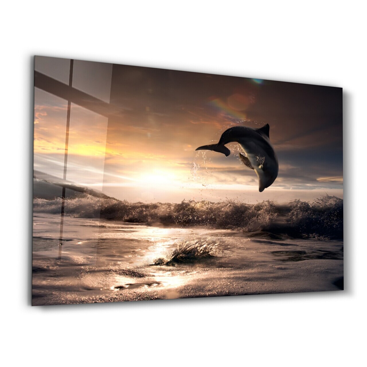 Tablou decorativ, OGLS-1111, Dimensiuni: 70 x 110 cm, Multicolor — imaginea 5