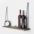Raft pentru perete Aa046, Evila Originals, 60x13 cm, bej/negru