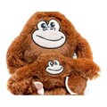 Jucarie de plus pentru caini Monkey S, Gloria, 19 x 6 x 21 cm, poliester, maro