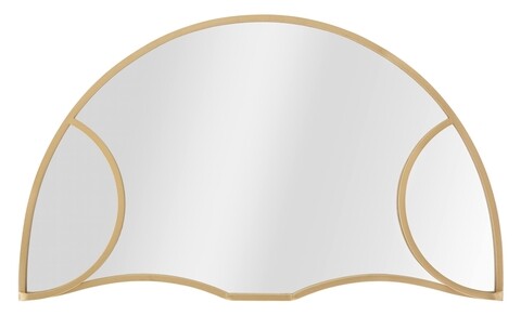 Oglinda decorativa sunshine, mauro ferretti, 110x66 cm, fier, auriu