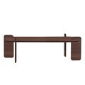 Masuta de cafea, Nordure, Renard, 147x35x87 cm, PAL, Nuc Milano