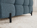 Coltar extensibil stanga 3 locuri ELTAP, LT-40JAF, Fectory, 346x205x93 cm, lemn/poliester, albastru