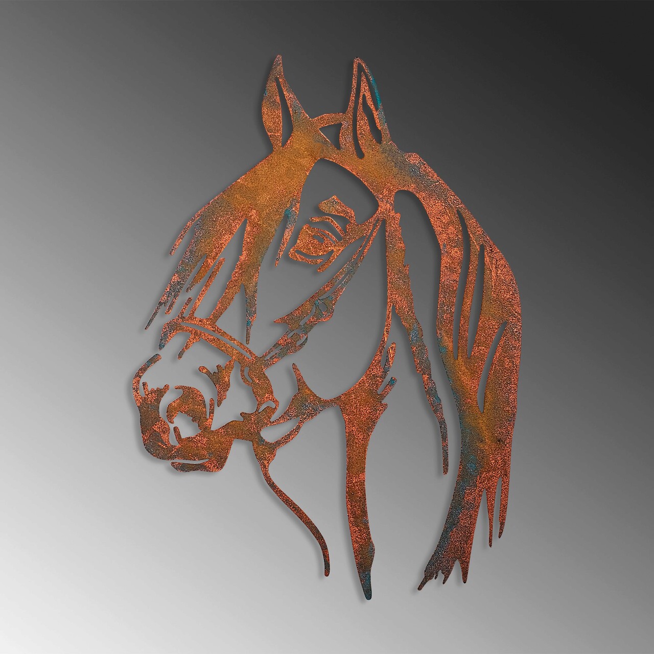 Decoratiune de perete, Horse, 38 x 53 cm, Multicolor - view 4